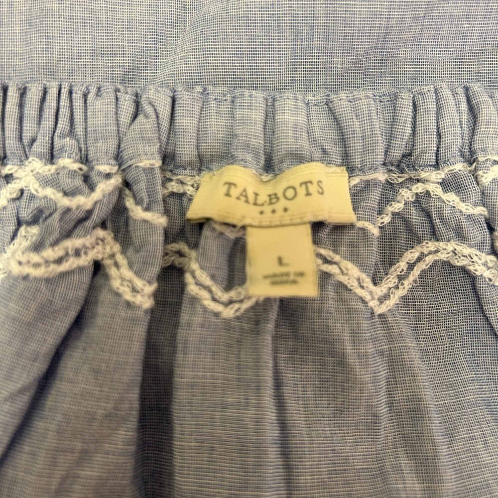 Talbots Embroidered Tunic, Large - image 5